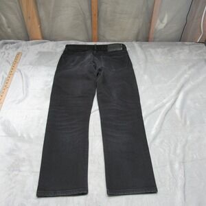 Buck Mason Maverick Jeans Mens 31x27 Slim‎ Black Denim Straight Leg Dark Wash